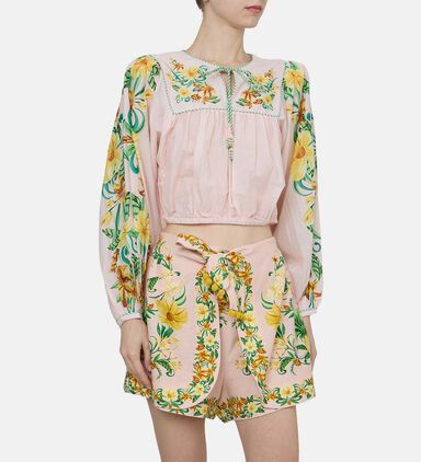 Floral Cropped Top