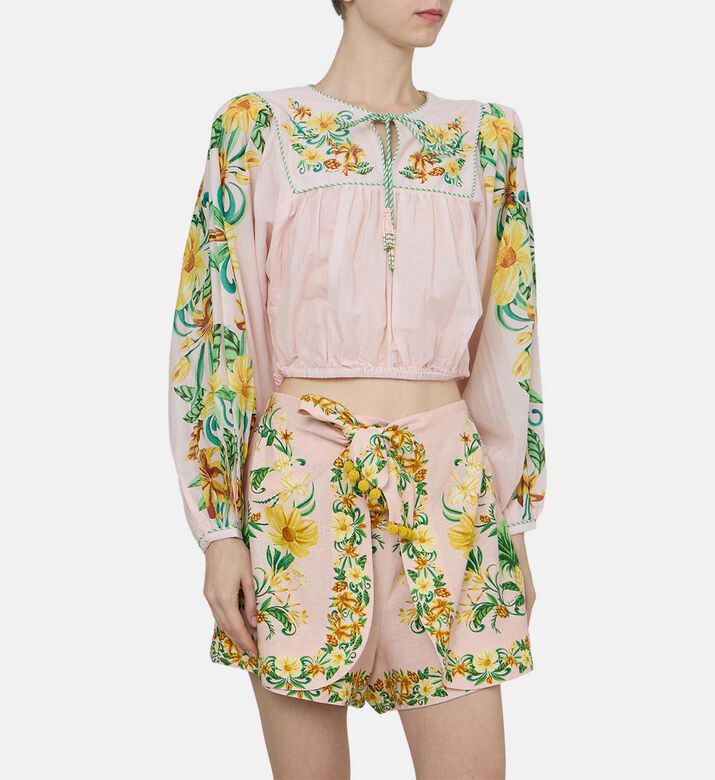 Floral Cropped Top