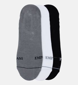 جوارب بقصّة عادية بتطريز شعار