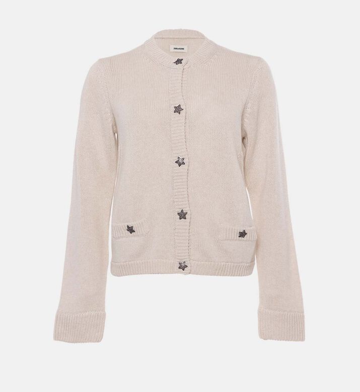 Marcya Straight Cashmere Cardigan