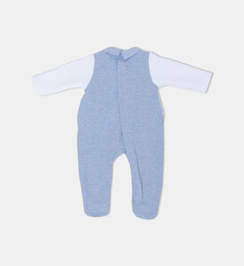 Shirt Collar Long-sleeve Romper