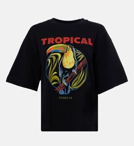 Tropical Graphic-print Oversized T-shirt Tropical Graphic-print Oversized T-shirt