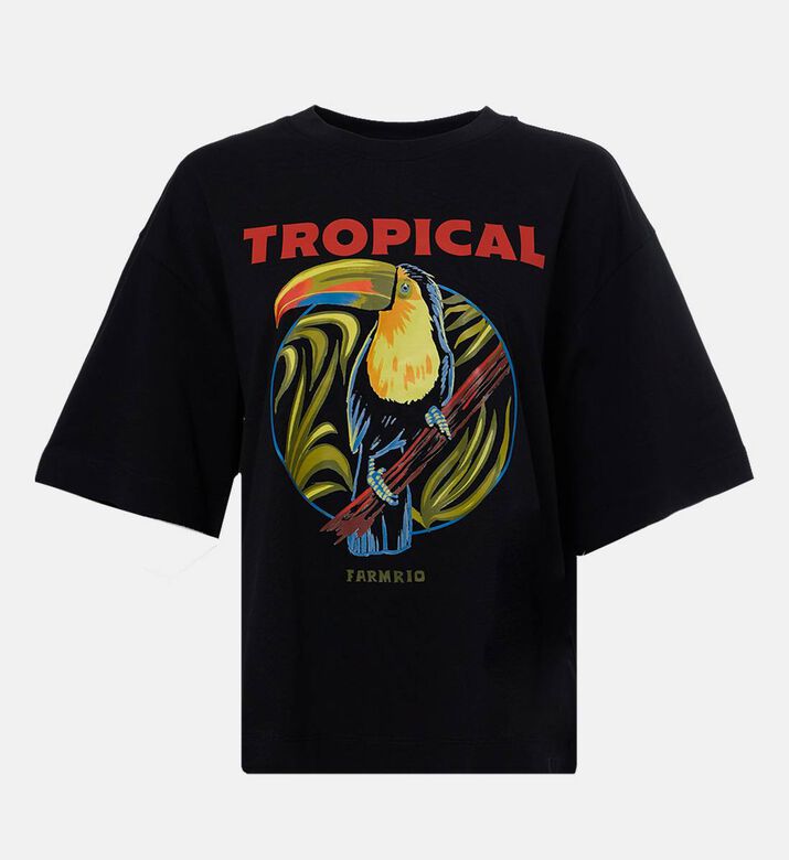 Tropical Graphic-print Oversized T-shirt Tropical Graphic-print Oversized T-shirt