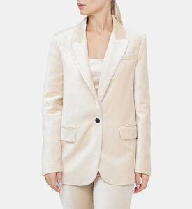 Mannish Cotton Velvet Blazer Mannish Cotton Velvet Blazer