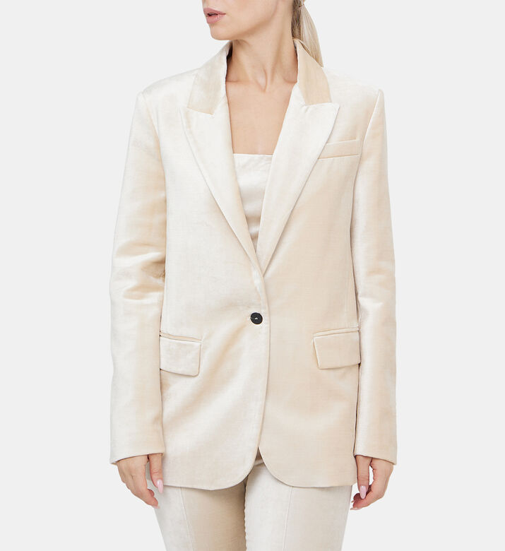 Mannish Cotton Velvet Blazer Mannish Cotton Velvet Blazer