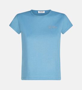 Embroidered Crewneck Short-sleeve T-shirt Embroidered Crewneck Short-sleeve T-shirt