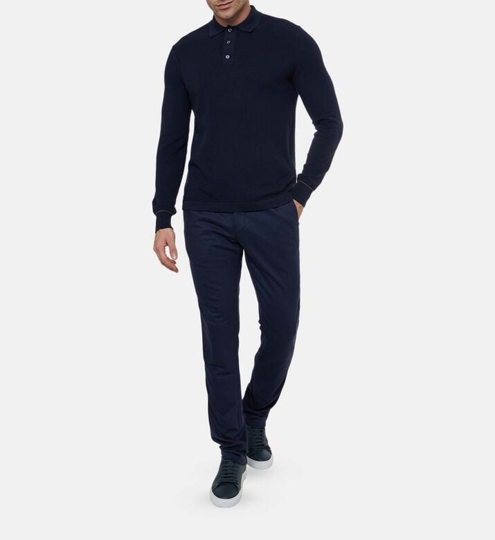 Hackett London Polo Textured, Model View Hackett London Polo Textured, Model View