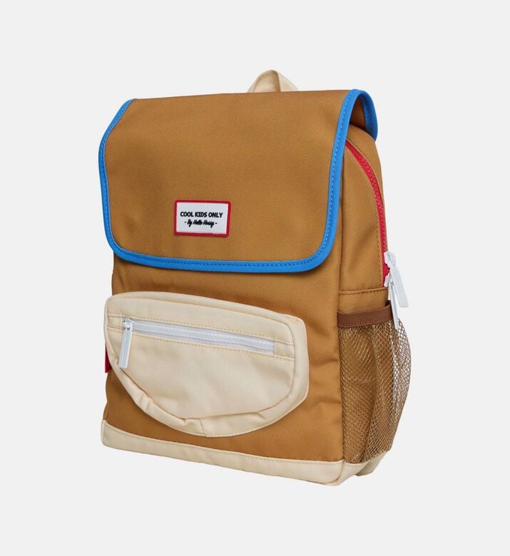 Hello Hossy Mini Honey Front Pocket Backpack, 30x38x12-cm, Light-brown, Packshot View