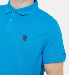 قميص بولو مطرز بلوغو أحرف العلامة