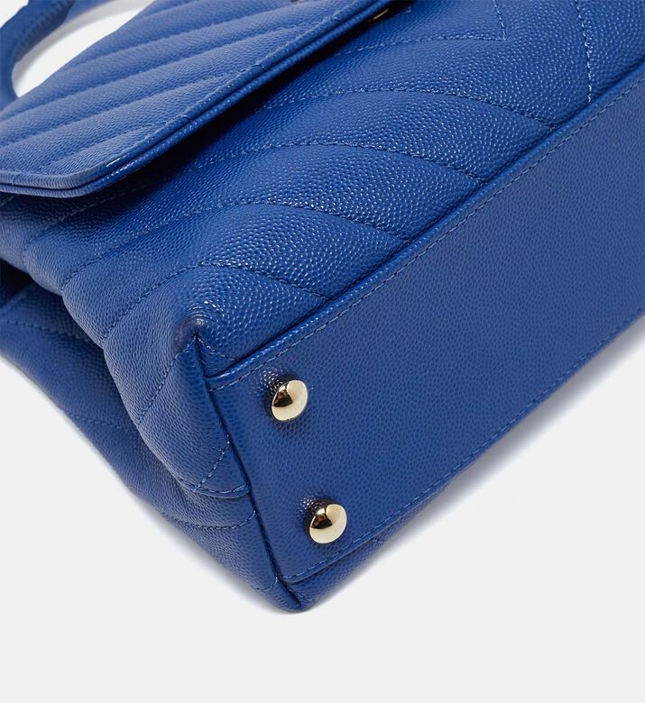 Chanel Chanel Chevron Caviar Leather Mini Coco Top Handle Bag Preowned, Packshot View Chanel Chanel Chevron Caviar Leather Mini Coco Top Handle Bag Preowned, Packshot View