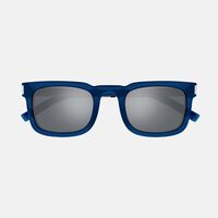 Mirrored Lenses Square Sunglasses 51
