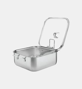 كسرولة مربعة ثلاثية الطبقات - 28.8 × 37.6 × 16.9 سم