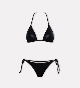 Reborn Shiny Bikini Side Tie High-leg Bottom Set, Packshot View