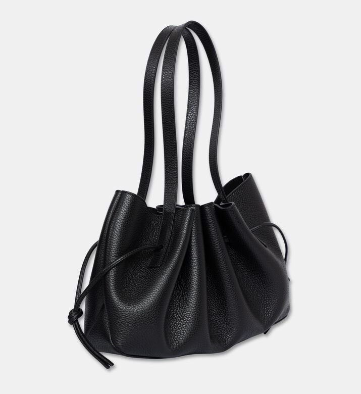 Yuzefi Bag Scallop Shoulder Pgl, Black, Packshot View