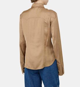 قميص كاميلا بساتان تويل