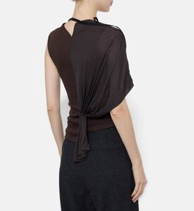 Christopher Esber Knit Two-tone Sleeveless Top, Model View