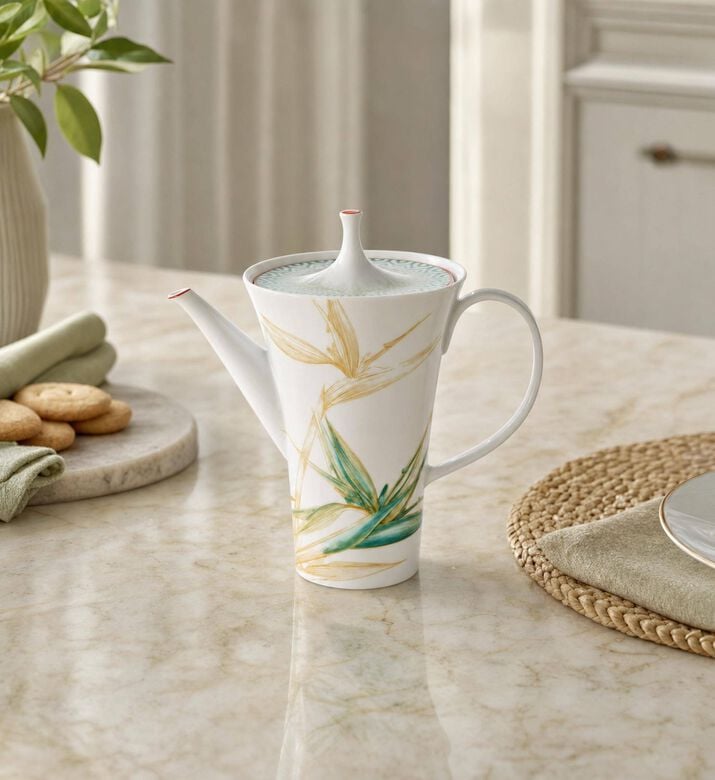 Vista Alegre Fiji Porcelain Coffee Pot, Model View