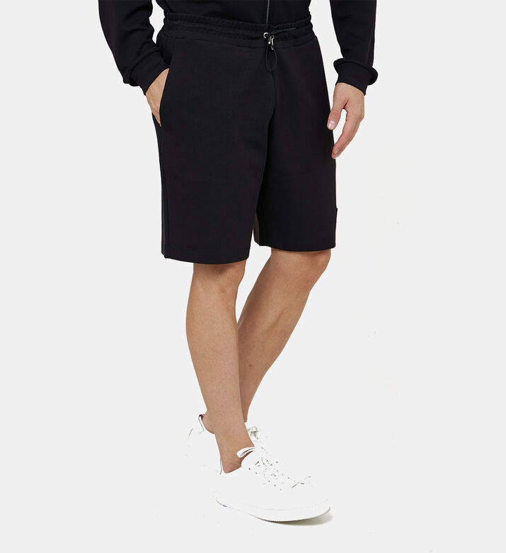 Cotton Elastic Waist Bermuda Shorts