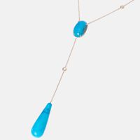 Turquoise Coral Stone Necklace