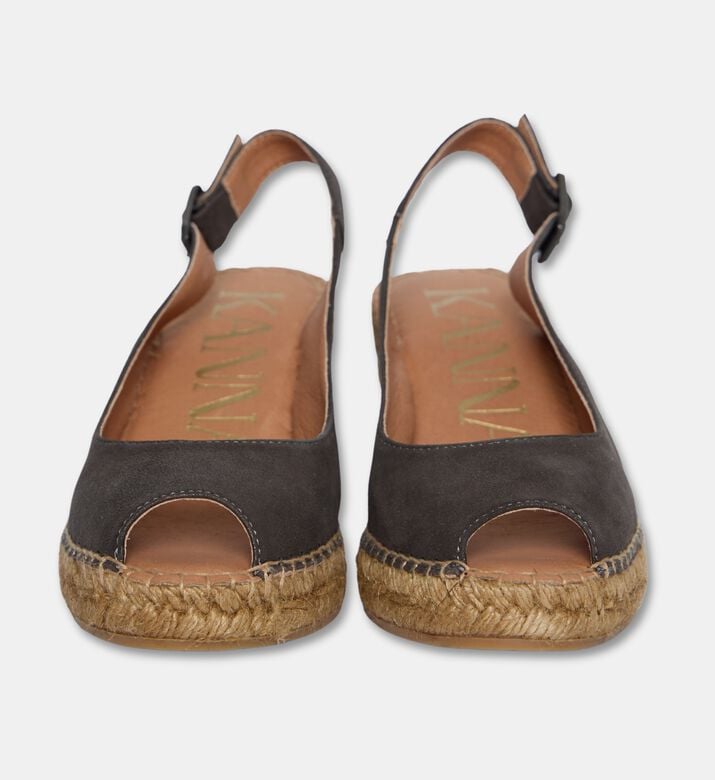 Kanna Shoes Sandal Wedge, Dark-grey, Eu-41, Packshot View