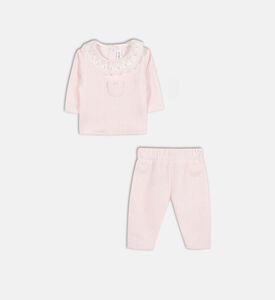 طقم مخملي طويل الأكمام