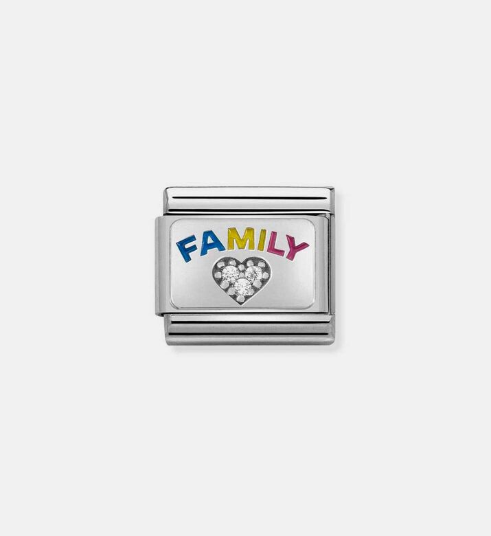Composable Classic Link Family Zirconia Heart Charm