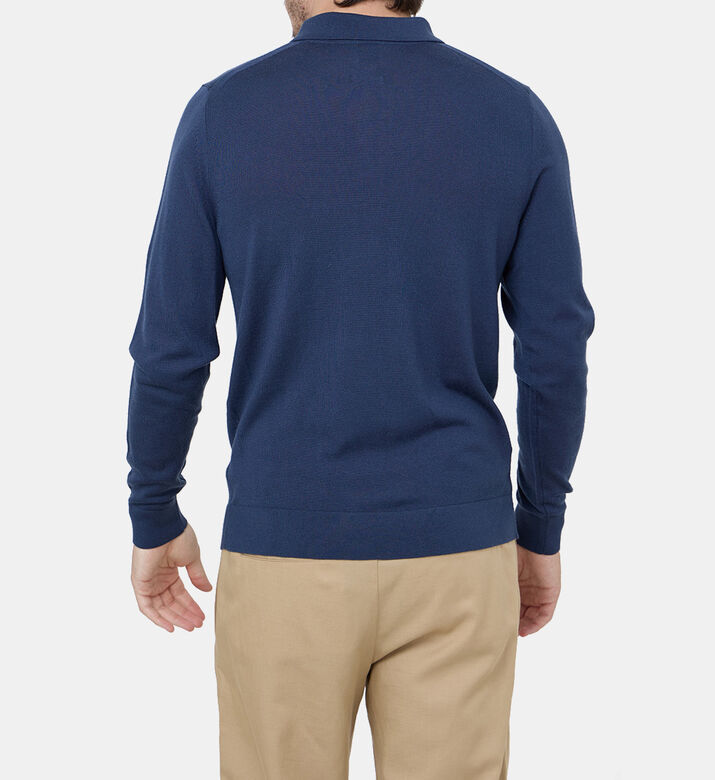 سويت شيرت بولو بصوف ميرينو