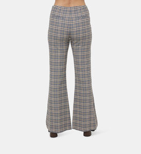 Penina Check Wool Suit Trousers