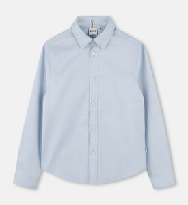 Classic Long-sleeve Embroidered Logo Shirt