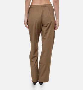 Samsoe Elastic Waistband Regular-fit Pants, Model View