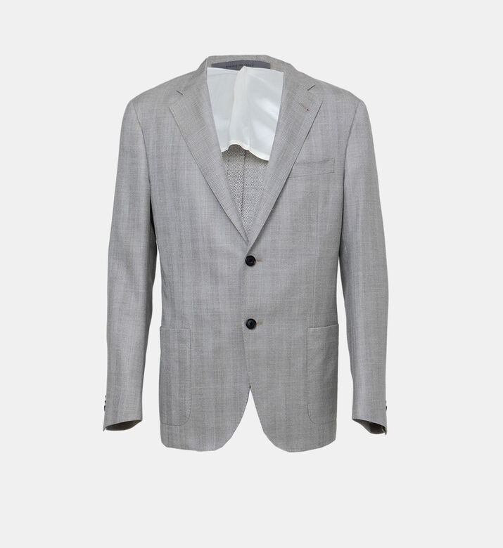 جاكيت صوف بنمط هيرينغبون