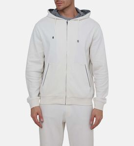 Technical Fabric Zip-up Closure Jacket