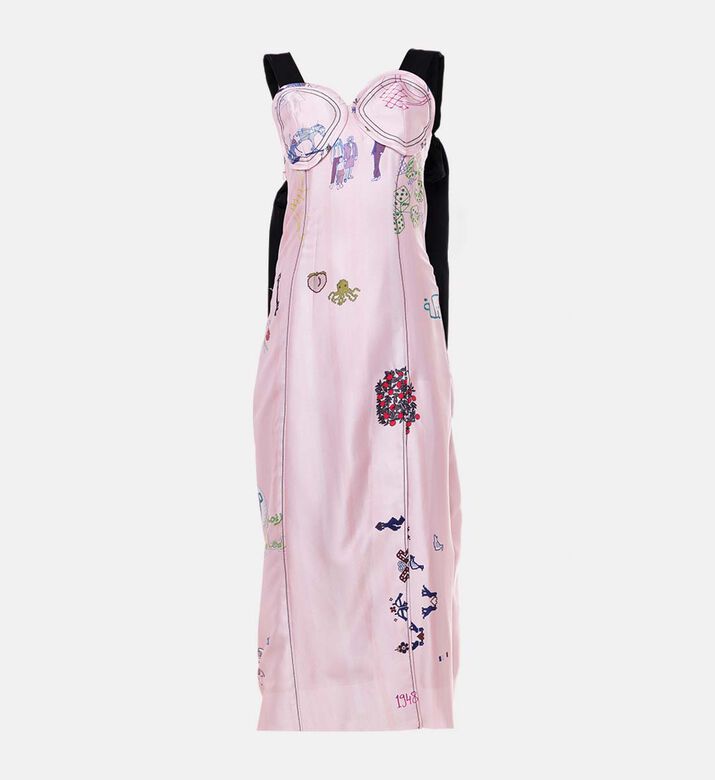 Graphic-print Sleeveless Dress