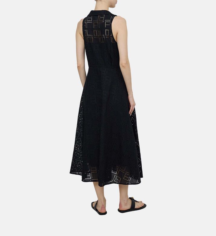 Monogram Broderie Anglaise Chemisier Dress