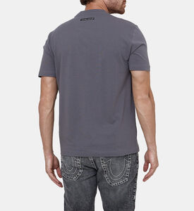 تيشيرت تمرين من مزيج قطن