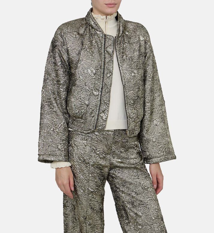 Elastic Bary Zip-up Jacket