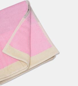 Suite702 Organic Terry Colorblock Bath Towel, Pink, Packshot View