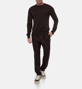 The Kooples Adjustable Waist Tapered Knit Sweatpants, Model View