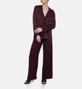 Forte-Forte High-waisted Wide-leg Pants, Model View