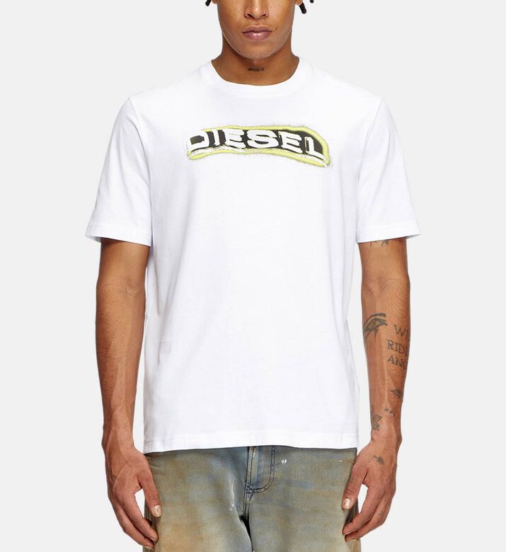 T-adjust-r4 Puff-print Logo Graphic T-shirt
