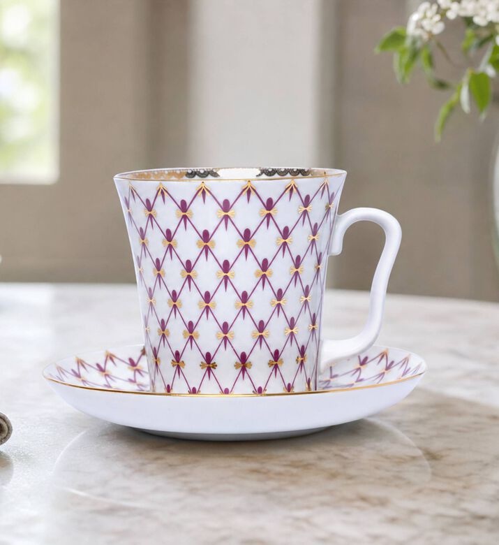 Imperial Leningrad Mug Saucer Set, Model View