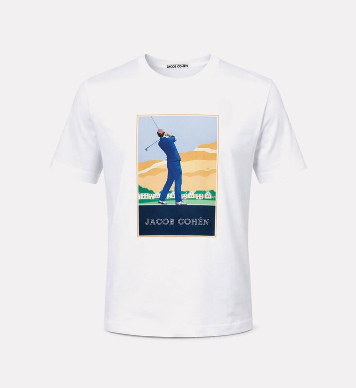 Jacob Cohen Graphic-print Crewneck T-shirt, Packshot View