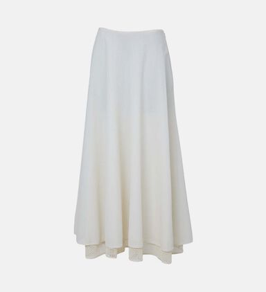 Attar Hessian-inspired Fabric Circle Skirt