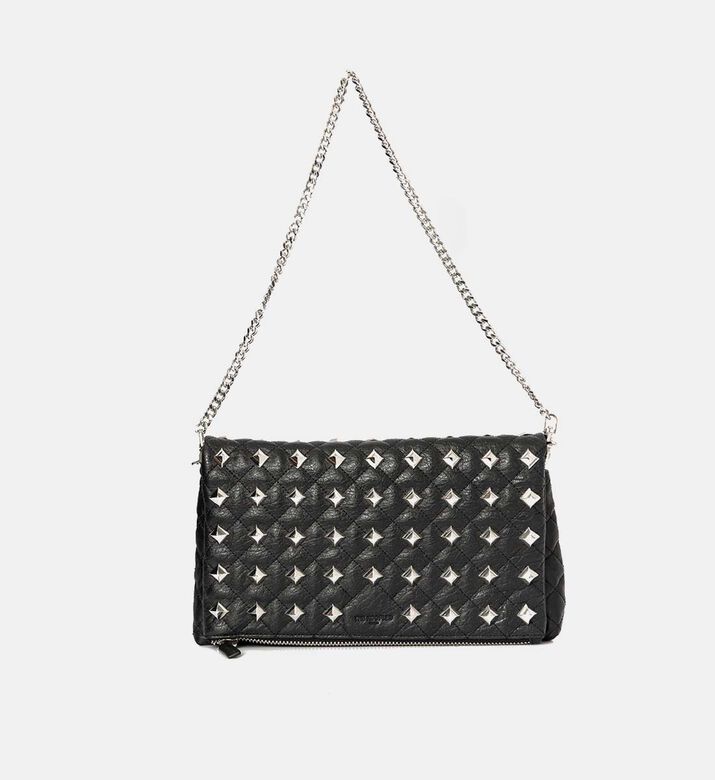 The Kooples Diamond Stud Quilted Rectangular Clutch, Packshot View