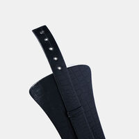 Logo Buckle Textured Belt