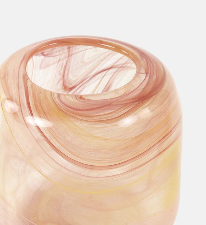 مزهرية رخامية زجاجية من سيلين