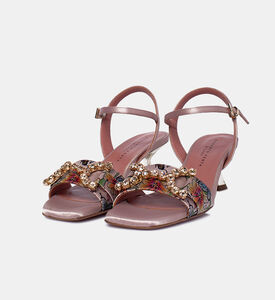 Shell Floral Rhinestone Sandals Shell Floral Rhinestone Sandals