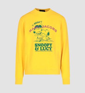 سويت شيرت بطباعة مارك جاكوبس X الفول السوداني