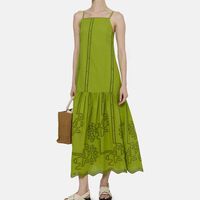 Broderie Anglaise Midi Dress