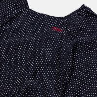 Polka-dot Pattern Square-neck Top
